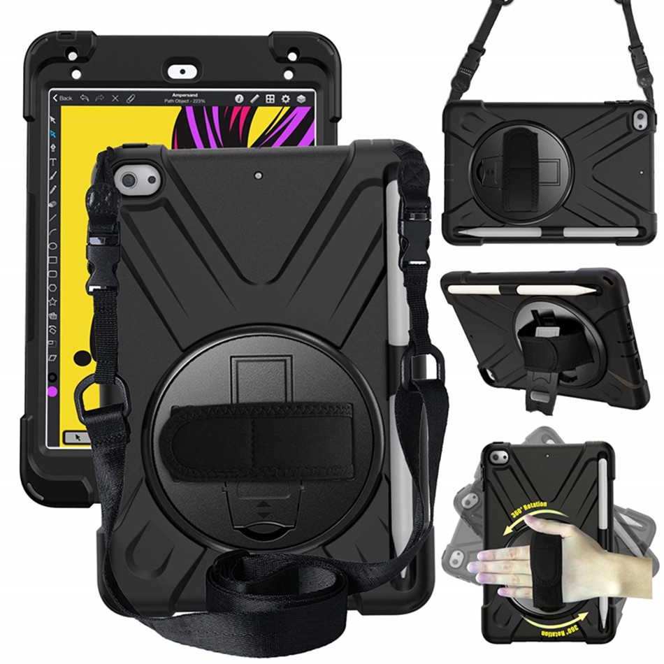 rugged ipad mini 5 case with pencil holder