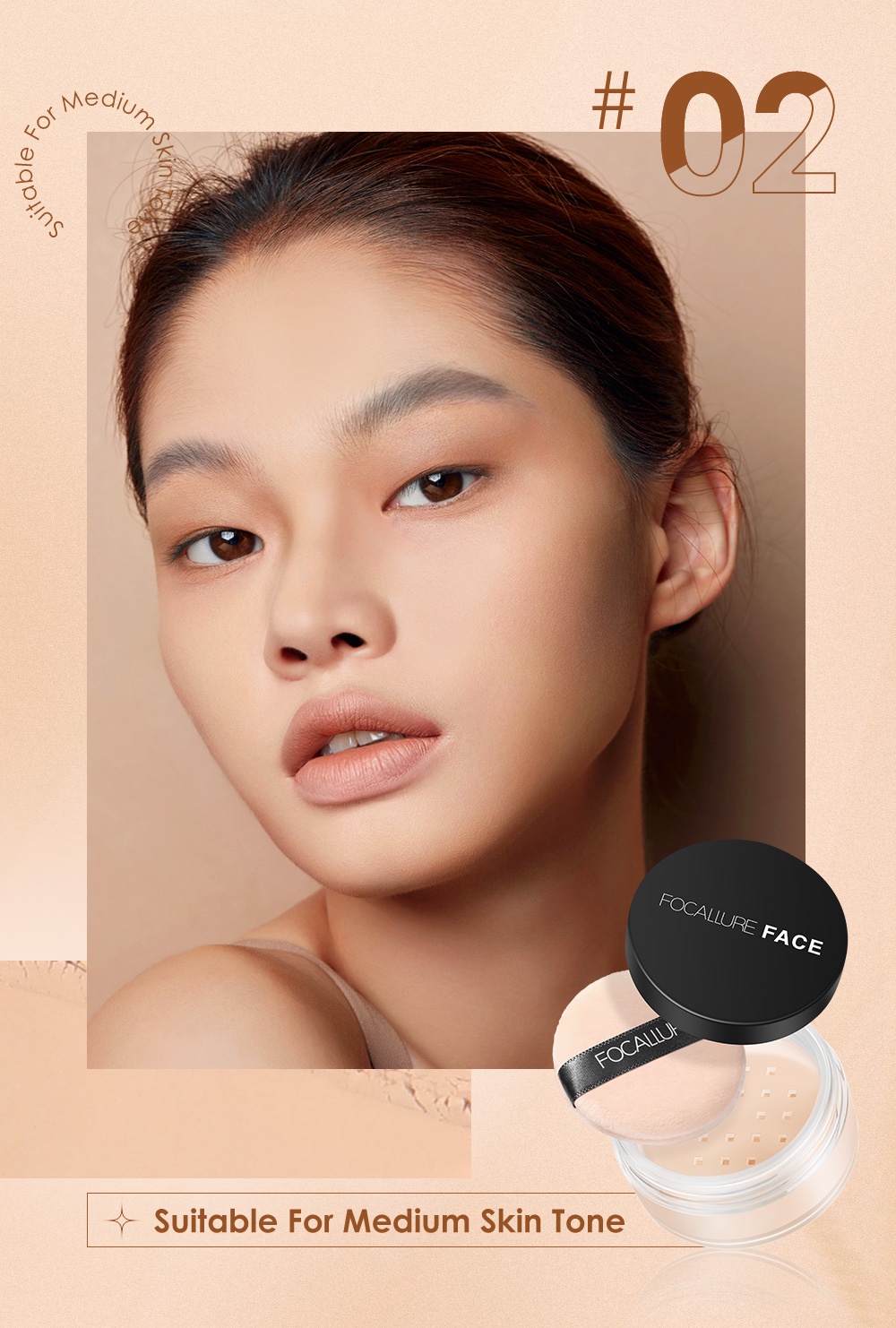 Focallure Loose Setting Powder Waterproof Weightless Softvelvet