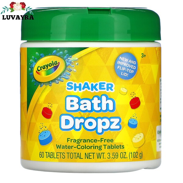 Crayola Color Bath Dropz 60 Tablets Shopee Malaysia