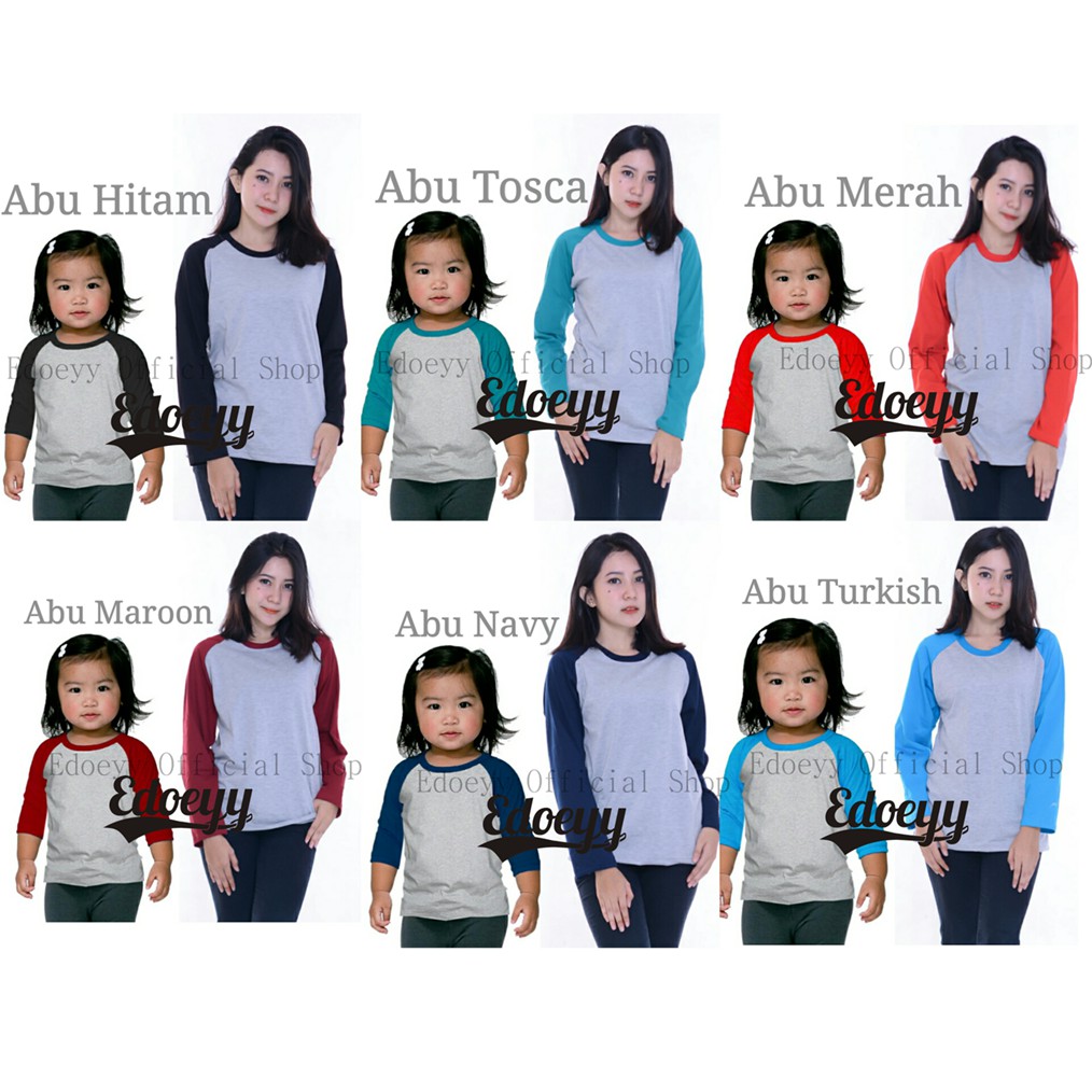 family raglan shirts
