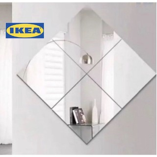 🔥JIKA PECAH DPT REFUND! SHIP TRUS JAPGI!🔥 IKEA CERMIN LOTS Mirror (4pcs For 1 Set 30x30cm)