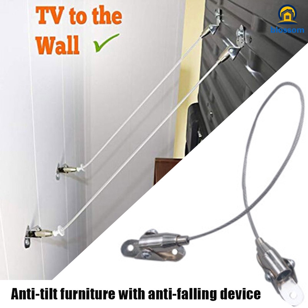 Metal AntiTip TV and Furniture Safety Straps Childproof Wall Strap 1