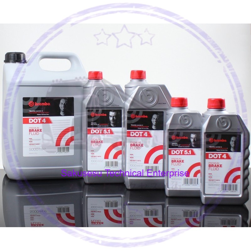Brembo Premium Brake Fluid DOT4, DOT4 LV, DOT5 (Brembo) Shopee Malaysia