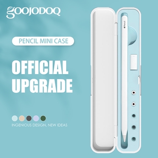 Image of GOOJODOQ Stylus Pencil 1/2 Storage Box Portable For 1st Generation 2nd Gen Pencil Holder Case Hard Cover (Not Included Pens)