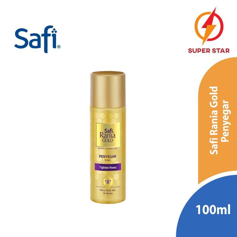 Safi Rania Gold Beetox technology Toner & youth gold (100ml) | Shopee ...