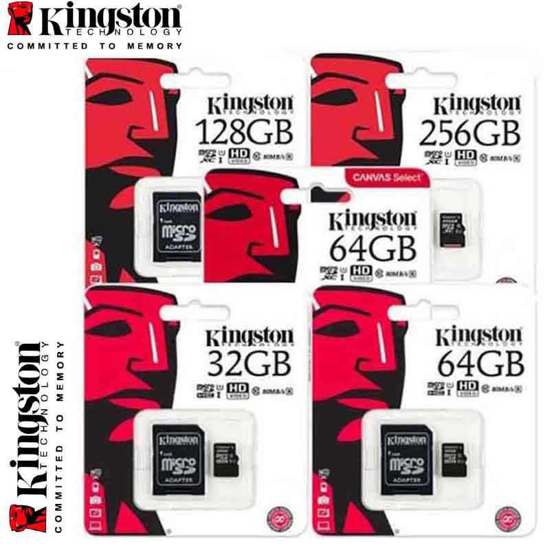 Kingston Gb Gb Gb Gb Mikro Sd Kad Memori Mb S Kelas