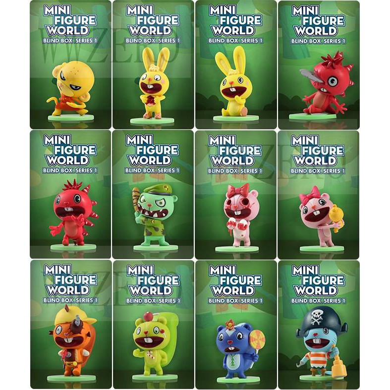 happy tree friends mini figure world