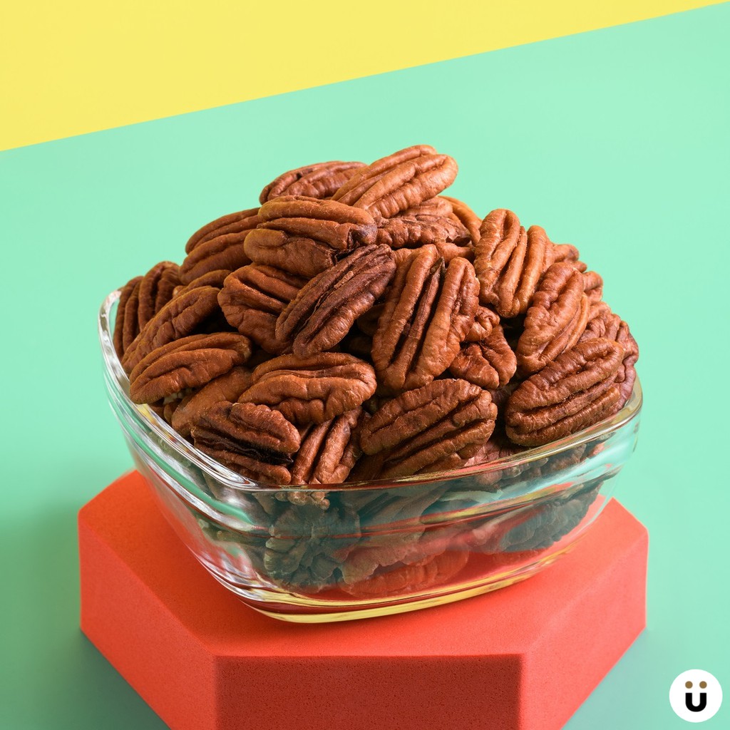 Big Nuts Lightly Roasted Pecans (Unsalted) 140g Halal Certified