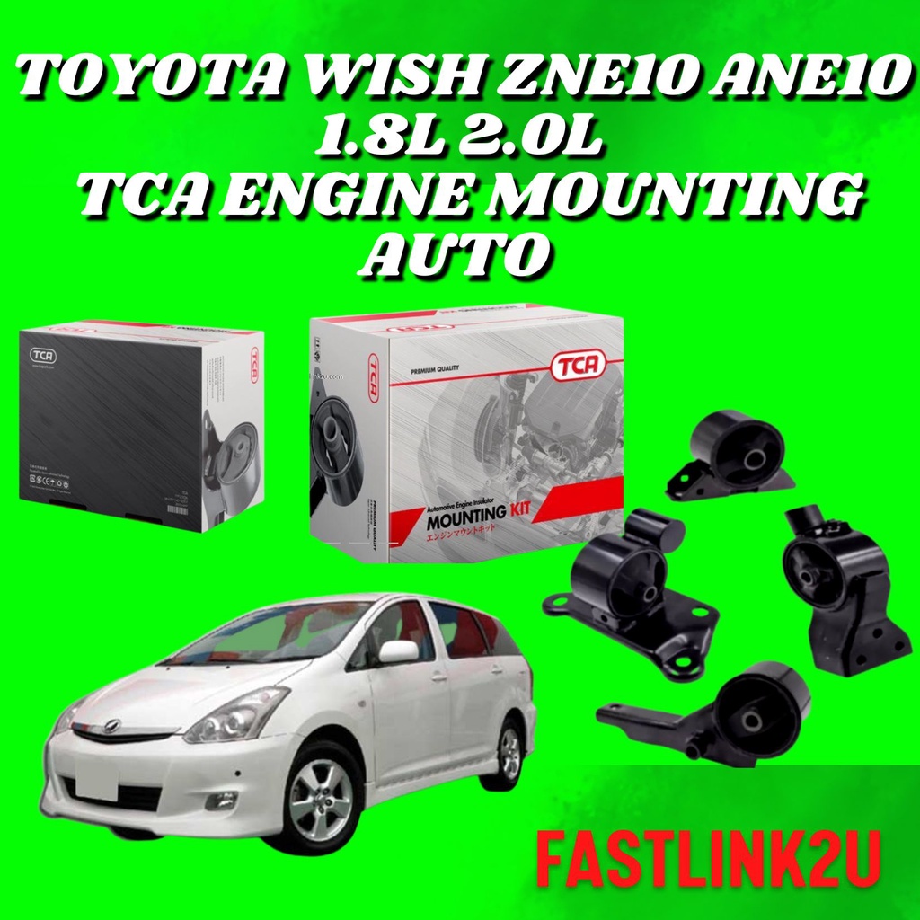 TOYOTA WISH ZNE10 ANE10 1 8L 2 0L AUTO TCA ENGINE MOUNTING 100 HIGH 
