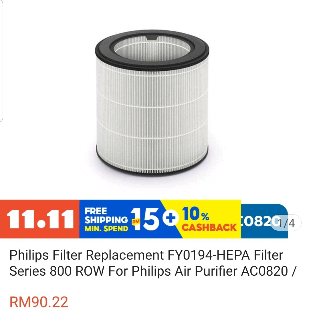 philips ac0820 20 filter