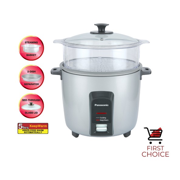 Panasonic Rice Cooker / Steamer SRY22FGJLSK/RSK *Color Random* SR