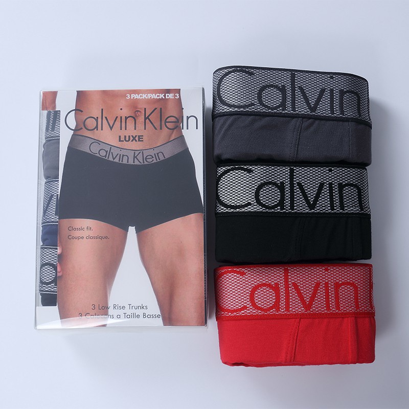 Ready Stock】 【health】 Calvin Klein Men Underwear (3pcs）Soft Breathable  Underpants Modal cotton Boxer CK Men's Underwear | Shopee Malaysia