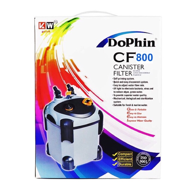 Dophin CF 800 UV Canister Filter for up to 2.5feet tank