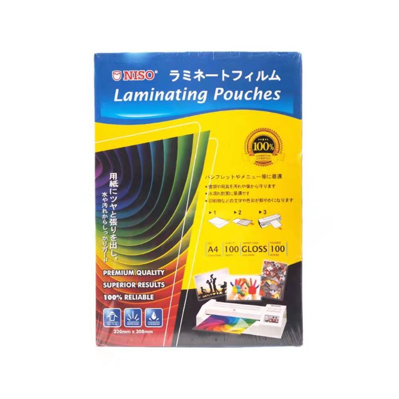[103060100pcs] Niso Laminating Film Paper A4 Sizes Shopee Malaysia