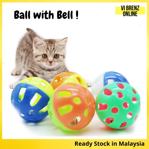 Bola Kucing Mainan Ball with Bell Cat Toy Shopee Malaysia