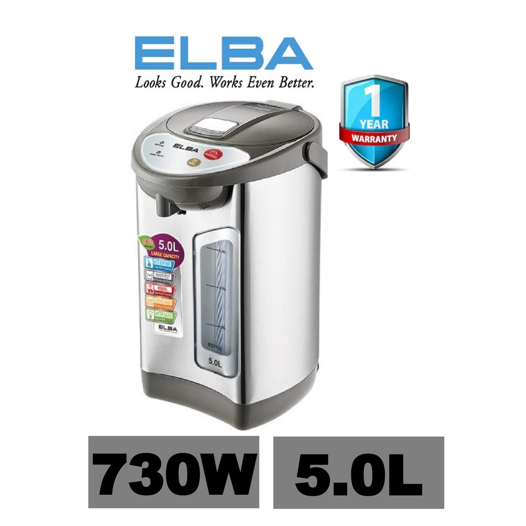Elba Thermo Pot Etp F5018 Br 5 0l Shopee Malaysia