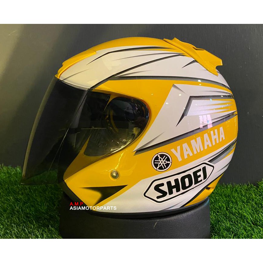 shoei yellow helmet
