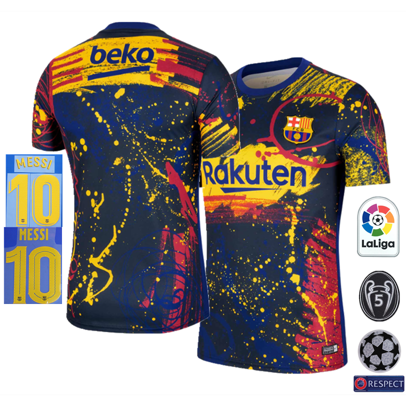 barca pre match kit