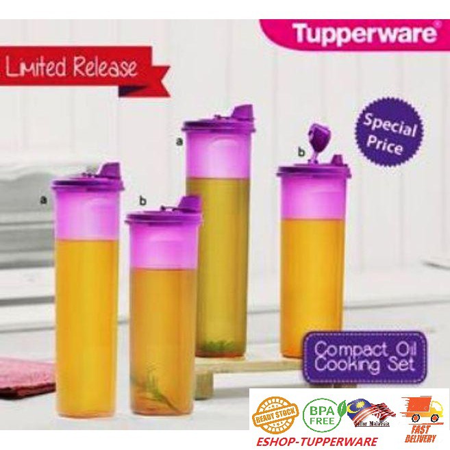 Tupperware Compact Cooking Oil Dispenser/Stor n Pour 890ml or 1.1L