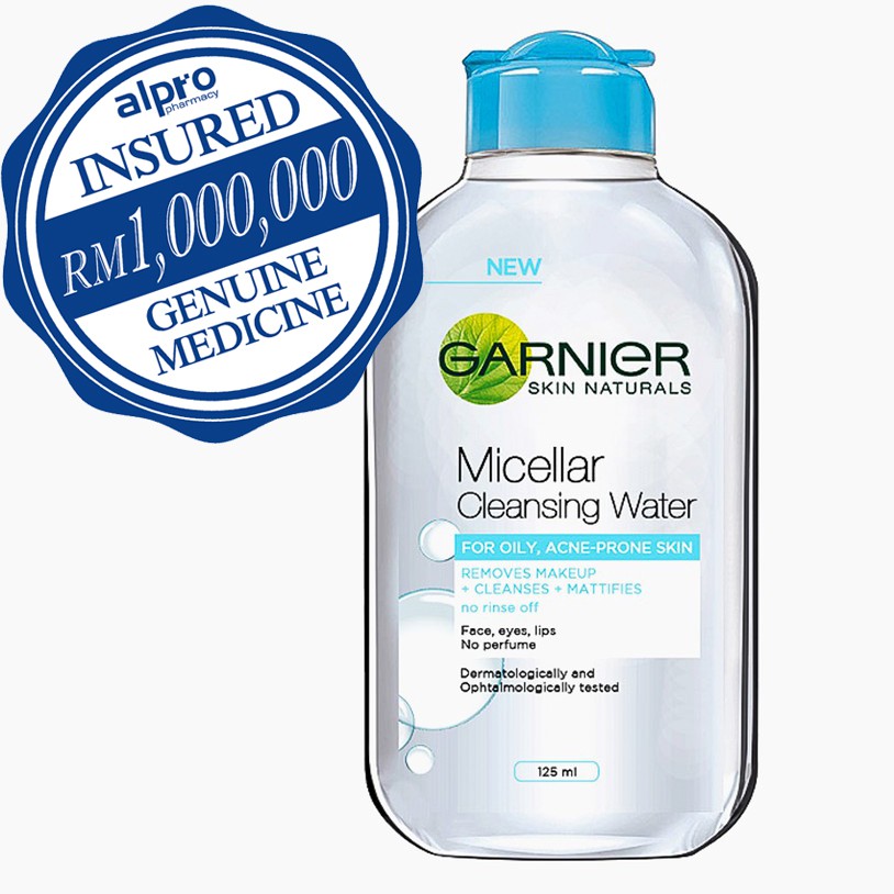 Garnier Micellar Cleansing Water Blue (125ml) Shopee Malaysia
