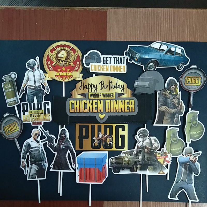 Cake Topper PUBG Theme | Shopee Malaysia