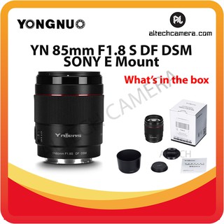 Medium Telephoto Prime Lens for Sony E Mount Full Frame Portrait Lens YONGNUO YN85mm F1.8S DF DSM 