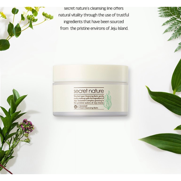 secret nature cleansing balm