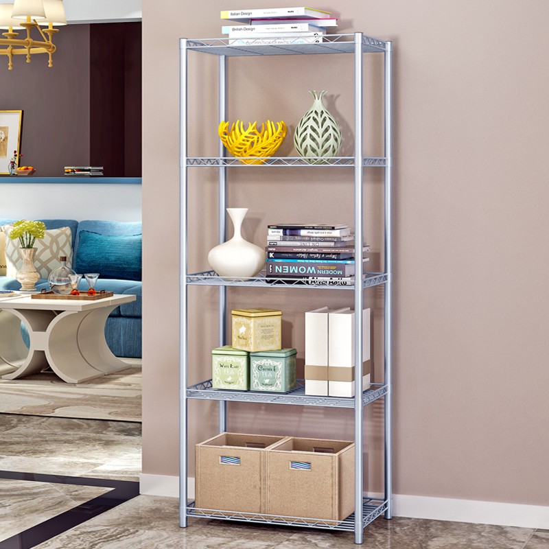 5 Tiers Steel Compartment Rack Office Kitchen Organizer 5 Tiers Steel Compartment Rack Office Kitchen Organizer