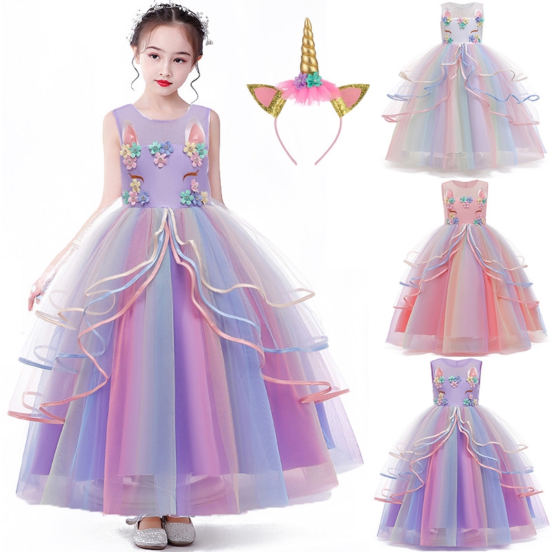child unicorn dress