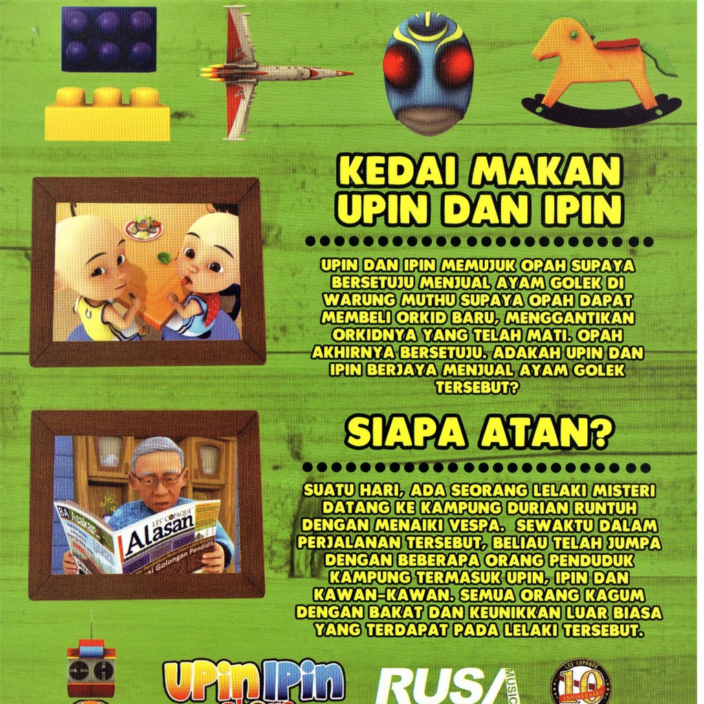 Upin Ipin Season 9 Vol 50 Dvd Shopee Malaysia