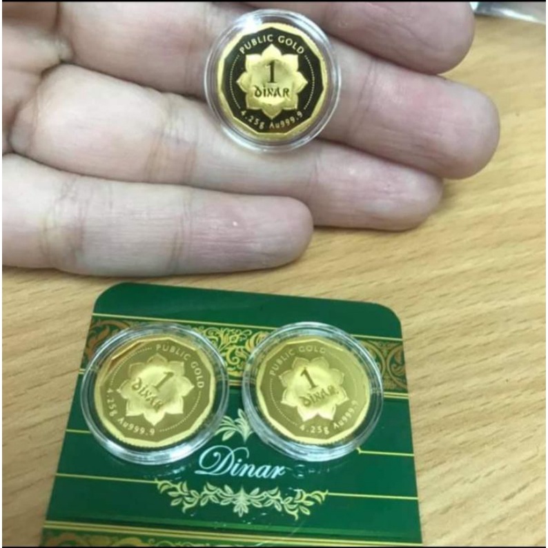 GOLD 1 DINAR KETULENAN 999% / TOLONG CHAT SAYA SEBELUM BUAT PEMBAYARAN (HARGA BOLEH HENTAK LAGI, JANGAN RISAU)