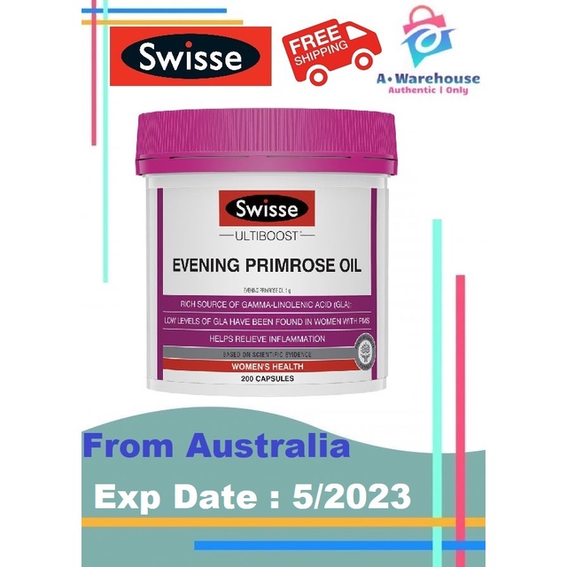 Swisse Evening Primrose Oil (200 capsules) Shopee Malaysia