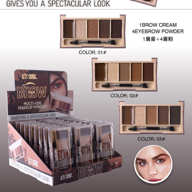 S.F.R COLOR Brow Ink MultiUse Makeup Powder 2IN1 EYEBROW POWDER AND