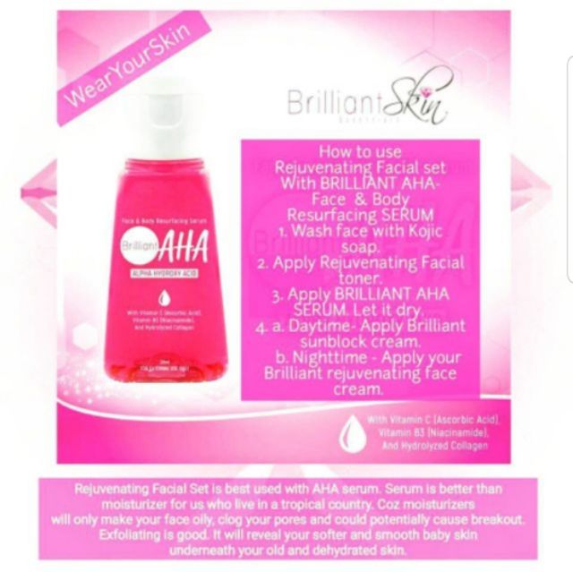 Aha Serum Brilliant Skincare