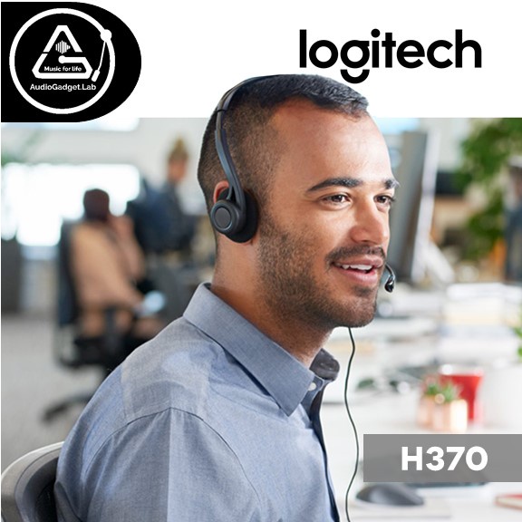 Logitech H370 USB Computer Headset / Wired Headphone ( 981000710