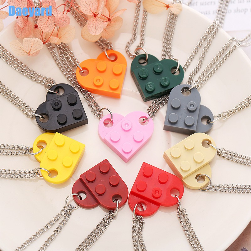 Lego Love/Heart, Block Necklace; Birthday/Christmas/Valentine Couple