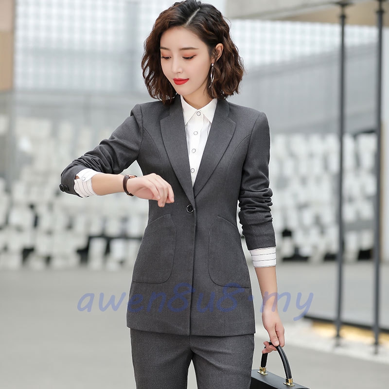 womens white suit blouses