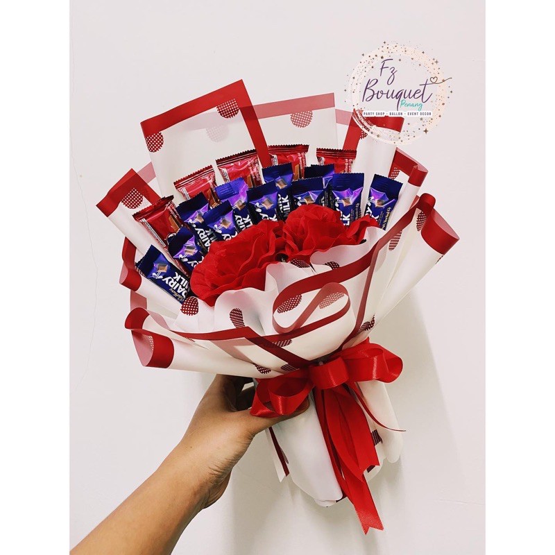 Bouquet Kitkat Woth Cadbury Bite | Shopee Malaysia