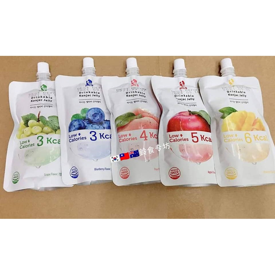 Konjac Jelly Drinks 韩国 JELLY.B 低卡代餐纤维 果冻 饮料 Shopee Malaysia