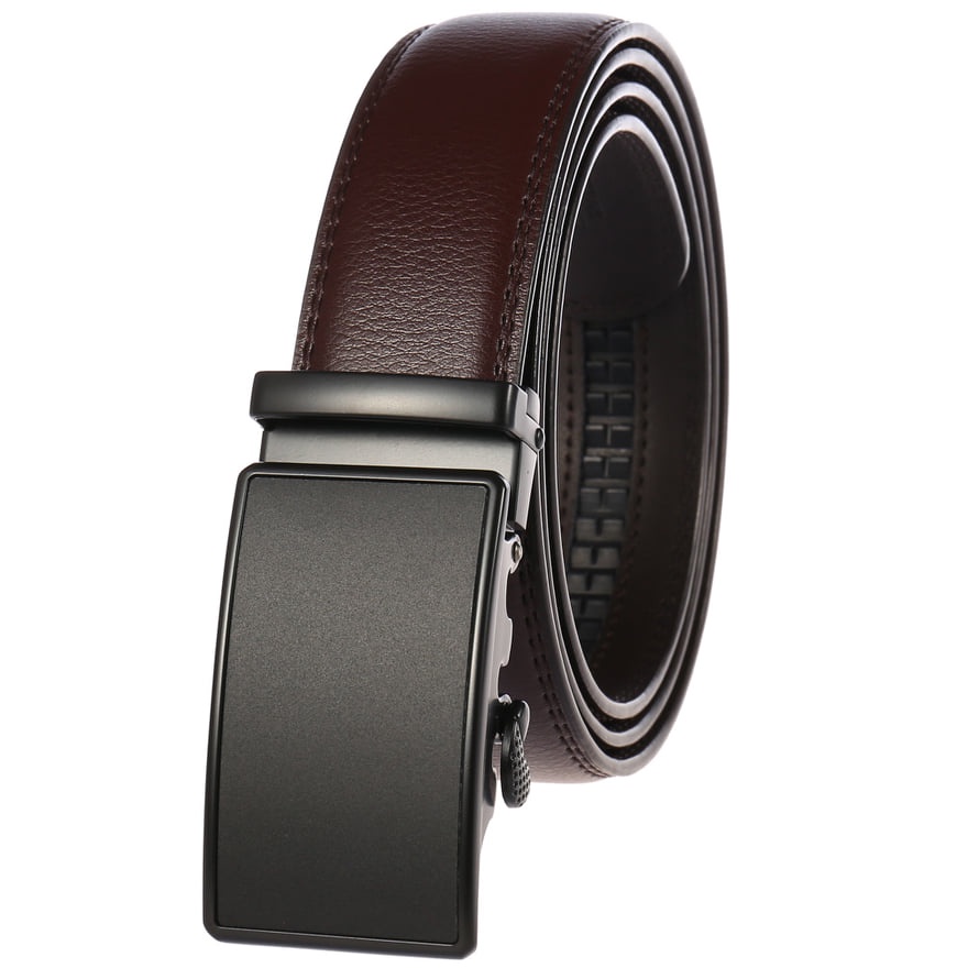 [Malaysia Stock] Men's Leather Automatic Belt For Men Business Wear ...