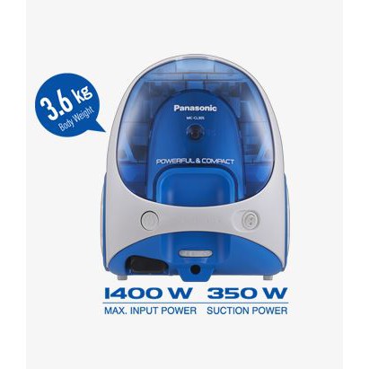 Panasonic MC-CL305 VACUUM CLEANER 1400W MC-CL305AV47/ Pembersih hampagas