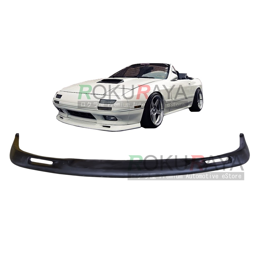 Mazda Rx 7 Fc3s Fiberglass Front Skirt Lip Aftermarket Feed Fujita Type 1 Style Shopee Malaysia
