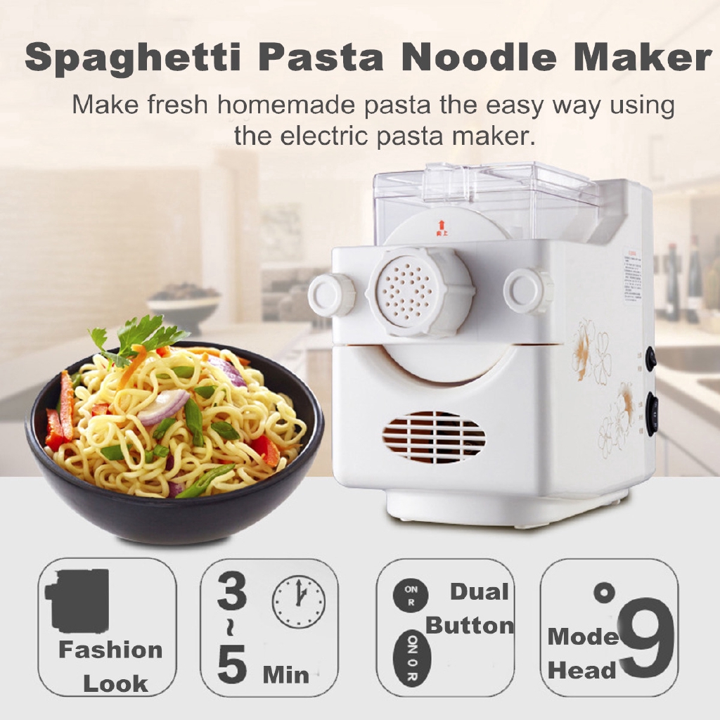 making noodles with a pasta machine