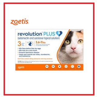 Revolution Plus Spot On for Cats 3 tubes exp 2024 Ubat kutu kucing 