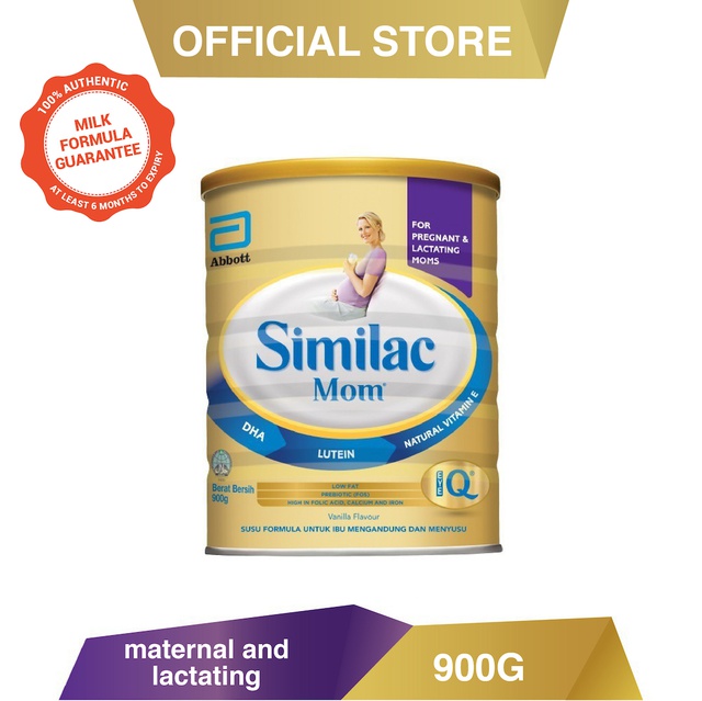 Similac Mom 900g Tin Low Fat Maternal Supplement For Pregnancy Shopee Malaysia