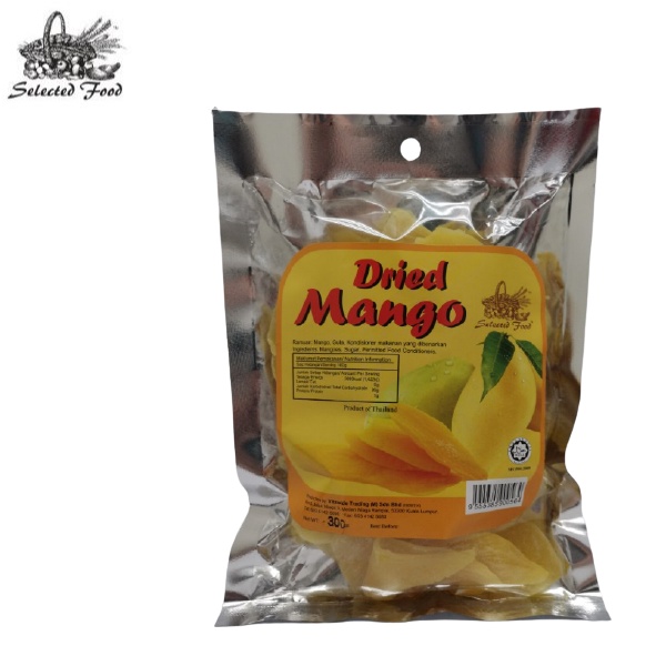 DRIED YELLOW MANGO (300g) (Packet) Dried Fruit Nuts Shopee Malaysia