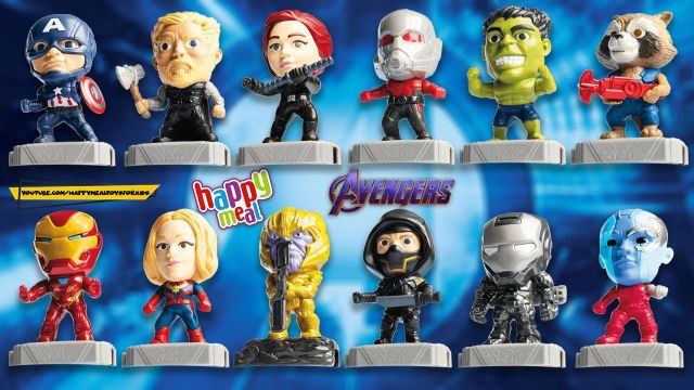 mcdonalds avengers toys full set