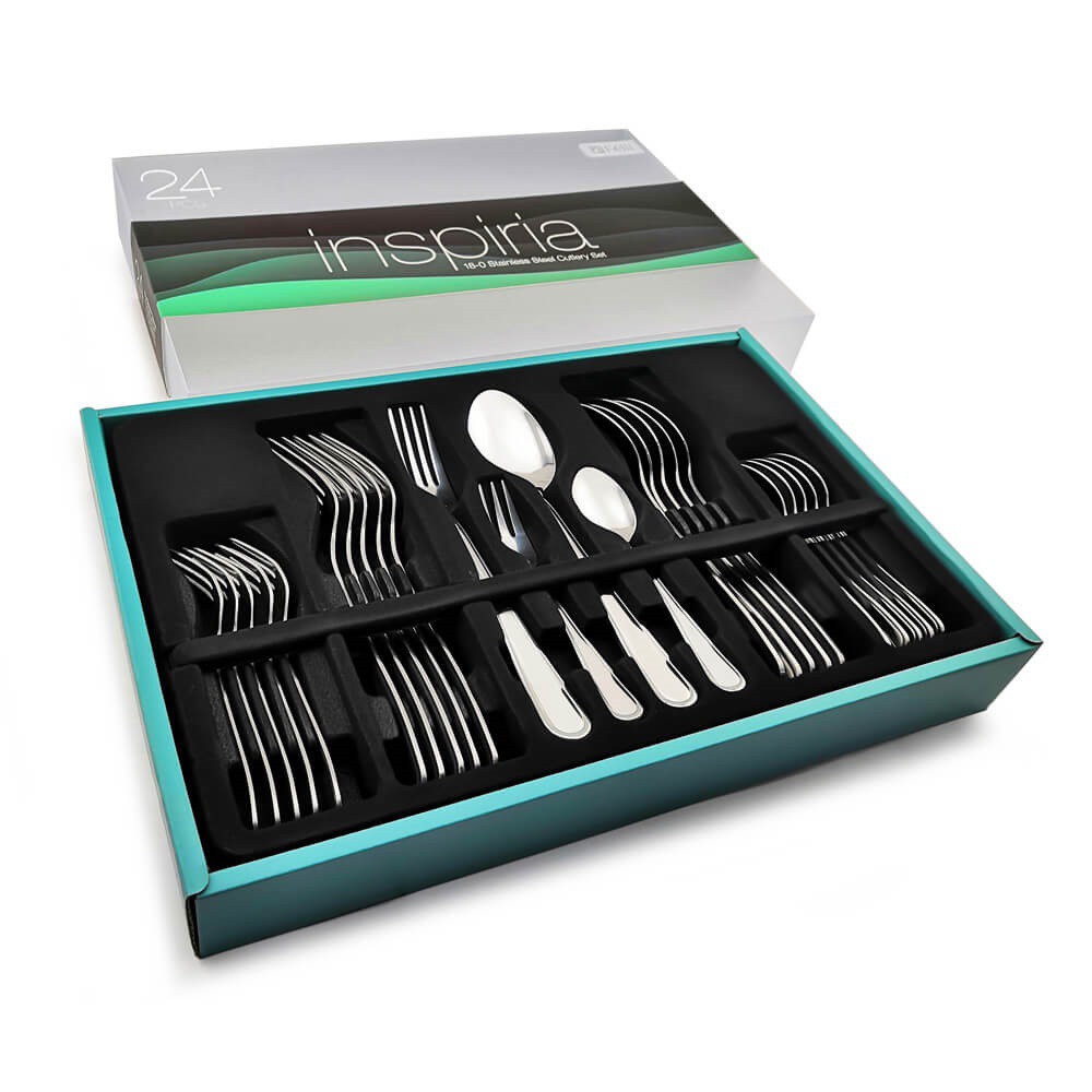 Felli Stainless Steel 18/0 Cutlery Set Inspiria (24 Pcs) Shopee