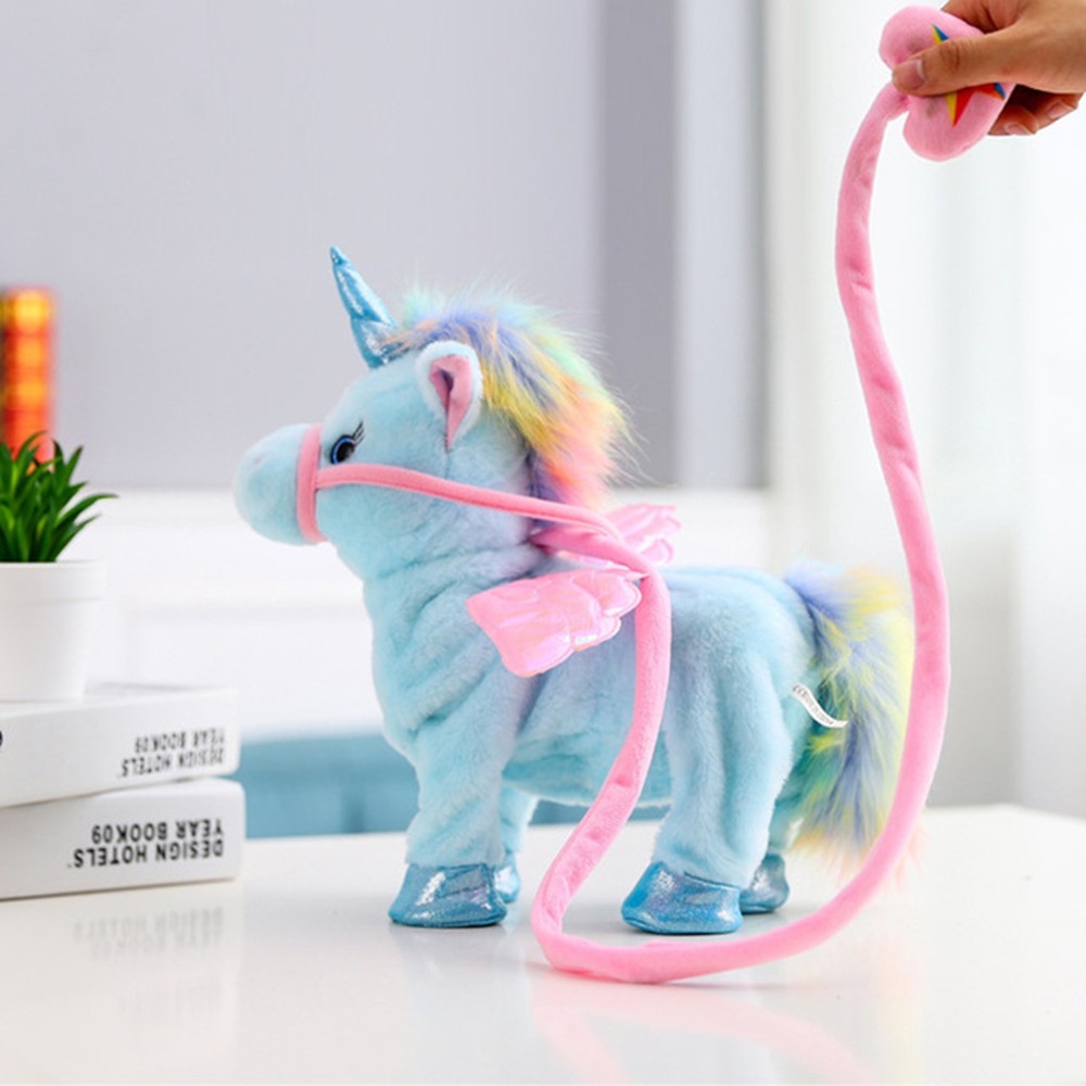 walking talking unicorn toy