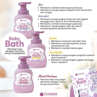 Mandian Bayi Tasneem Naturel Bubbly Baby Bath Tanpa Paraben Cf Bath ...